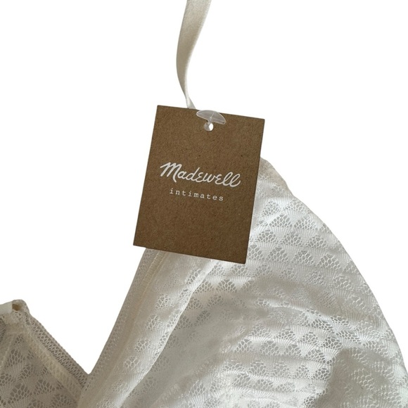 NWT Madewell Intimates Geo Mesh Triangle Bralette, Size XS - Picture 5 of 8